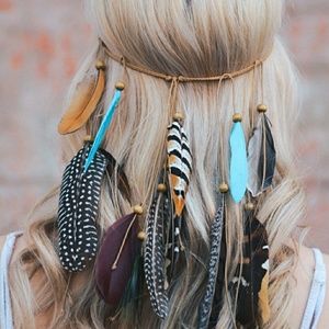 Feather hair accessory